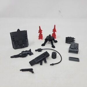 Gi Joe VIntage Parts Lot Firefly Backpack, Missles, Scrap Iron Gun, Storm Shadow